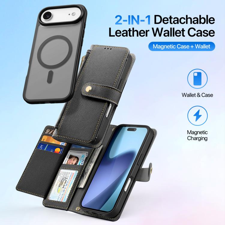 DUX DUCIS Lawa Series 2in1 Wallet Case with MagSafe for iPhone 16 Pro Max