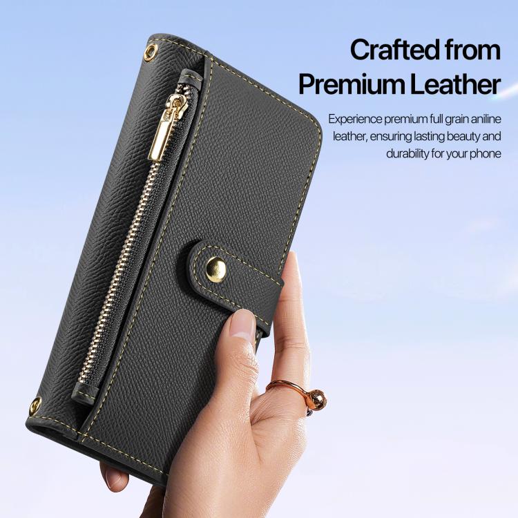 DUX DUCIS Lawa Series 2 in 1 Wallet Zipper Detachable MagSafe Phone Case with Lanyard, For iPhone 18 Pro, For iPhone 18 Pro Max, For iPhone 17e / 16e, For iPhone 17 Pro Max, For iPhone 17 Pro, For iPhone 17
