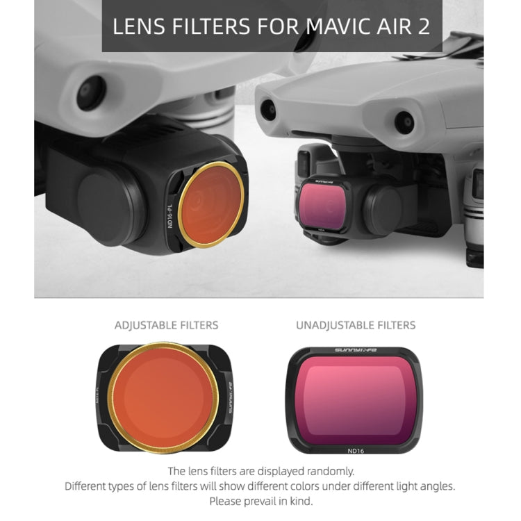 Sunnylife AIR2-FI9282 For DJI Mavic Air 2 ND8-PL Coating Film Lens Filter, ND8-PL