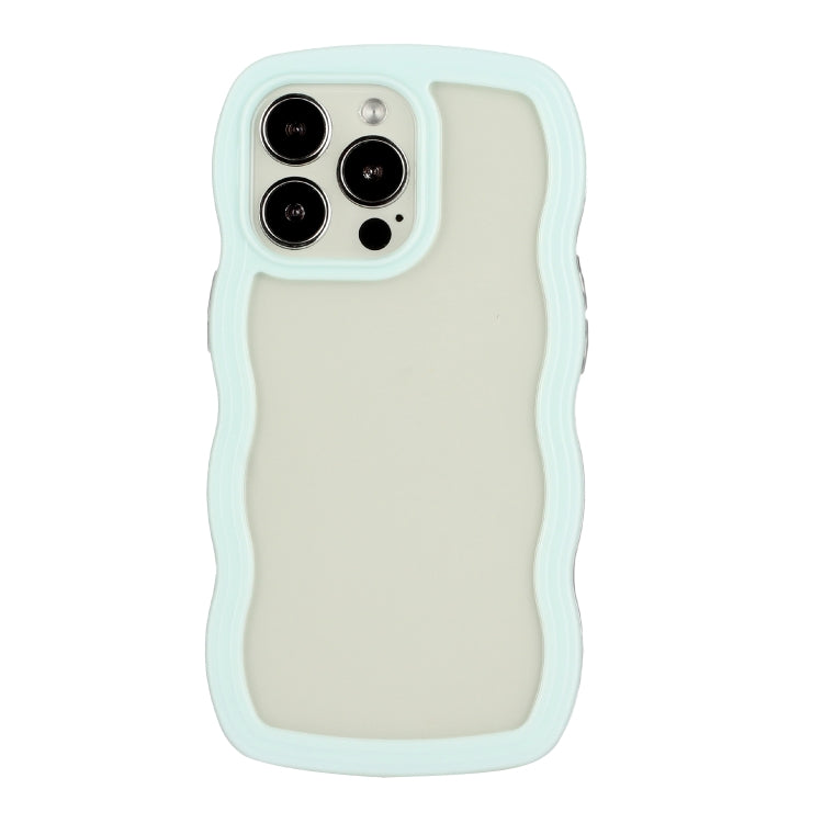 Candy Color Wave TPU Clear PC Phone Case, For iPhone 16 Pro Max, For iPhone 16 Pro, For iPhone 16 Plus, For iPhone 16