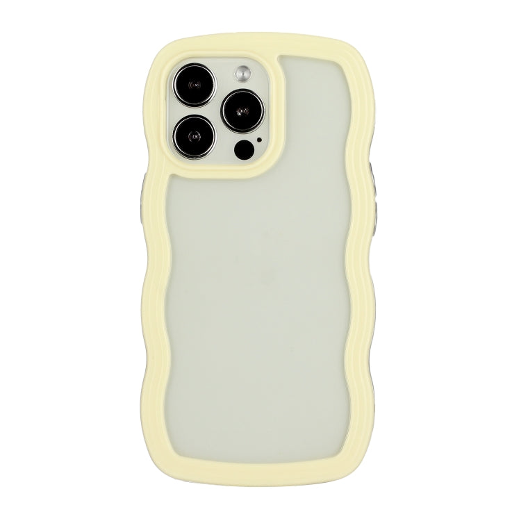 Candy Color Wave TPU Clear PC Phone Case, For iPhone 16 Pro Max, For iPhone 16 Pro, For iPhone 16 Plus, For iPhone 16