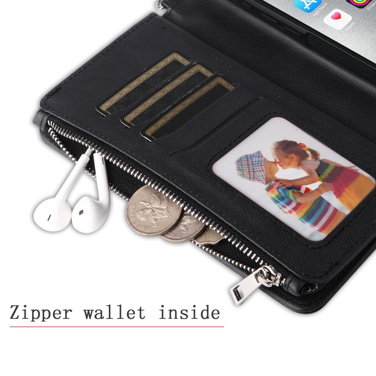 Solid Color 2 in 1 Zipper Shockproof Phone Case, For iPhone 16 Pro Max, For iPhone 16 Pro, For iPhone 16 Plus, For iPhone 16