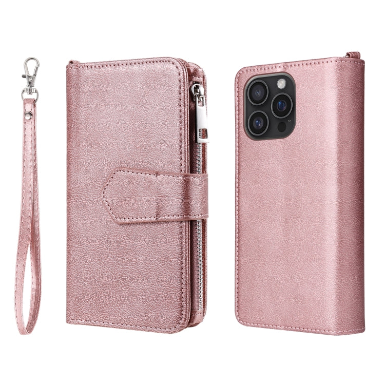 Solid Color 2 in 1 Zipper Shockproof Phone Case, For iPhone 16 Pro Max, For iPhone 16 Pro, For iPhone 16 Plus, For iPhone 16