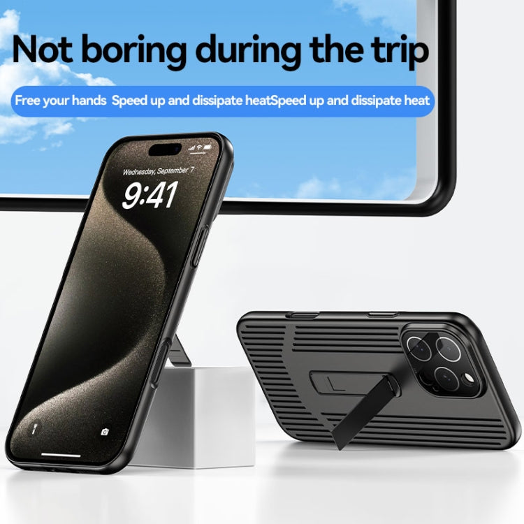 Extraordinary Cooling Holder Phone Case, For iPhone 16 Pro Max, For iPhone 16 Pro, For iPhone 16, For iPhone 15 Pro Max, For iPhone 15 Pro, For iPhone 15
