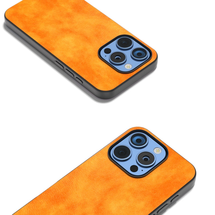 Dual Color Lichi Texture PU Phone Case, For iPhone 16 Pro Max, For iPhone 16 Pro, For iPhone 16 Plus, For iPhone 16
