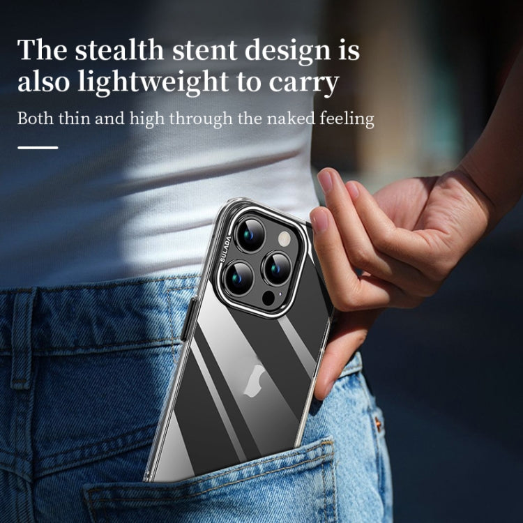 SULADA PC + Aluminum Alloy Lens Holder Phone Case, For iPhone 16 Pro Max, For iPhone 16 Pro