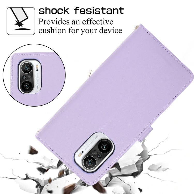 Rhombic Full Zipper Wallet Leather Phone Case