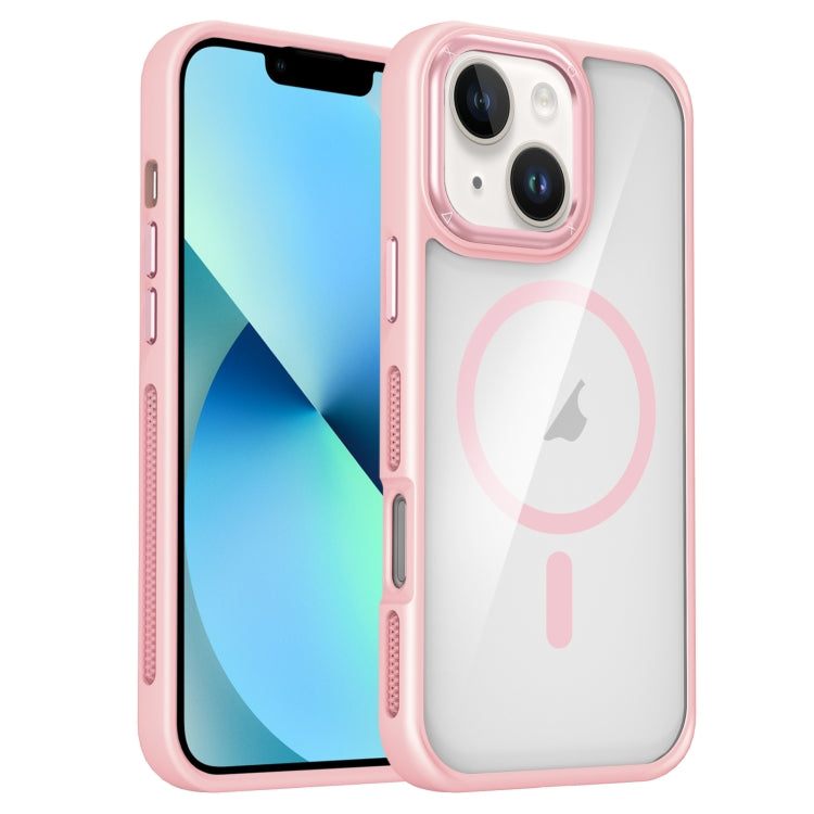 Breathable Skin Feel Transparent MagSafe Magnetic Phone Case, For iPhone 15 Plus / 14 Plus, For iPhone 14 / 13, For iPhone 14 Pro, For iPhone 14 Pro Max