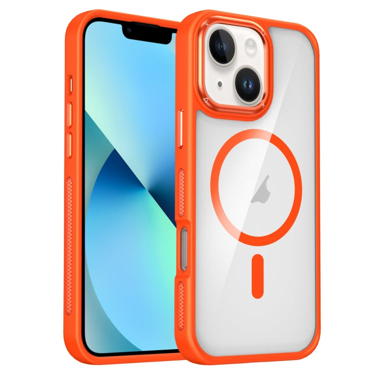 Breathable Skin Feel Transparent MagSafe Magnetic Phone Case, For iPhone 15 Plus / 14 Plus, For iPhone 14 / 13, For iPhone 14 Pro, For iPhone 14 Pro Max
