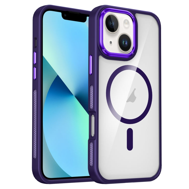 Breathable Skin Feel Transparent MagSafe Magnetic Phone Case, For iPhone 15 Plus / 14 Plus, For iPhone 14 / 13, For iPhone 14 Pro, For iPhone 14 Pro Max