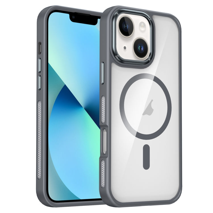 Breathable Skin Feel Transparent MagSafe Magnetic Phone Case, For iPhone 15 Plus / 14 Plus, For iPhone 14 / 13, For iPhone 14 Pro, For iPhone 14 Pro Max