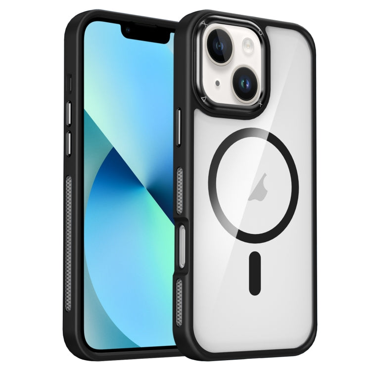 Breathable Skin Feel Transparent MagSafe Magnetic Phone Case, For iPhone 15 Plus / 14 Plus, For iPhone 14 / 13, For iPhone 14 Pro, For iPhone 14 Pro Max