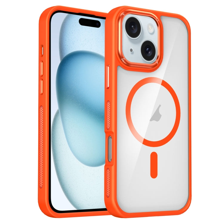 Breathable Skin Feel Transparent MagSafe Magnetic Phone Case, For iPhone 15 Plus / 14 Plus, For iPhone 14 / 13, For iPhone 14 Pro, For iPhone 14 Pro Max