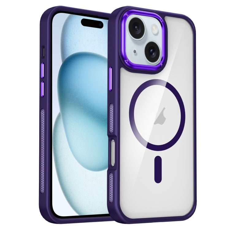 Breathable Skin Feel Transparent MagSafe Magnetic Phone Case, For iPhone 15 Plus / 14 Plus, For iPhone 14 / 13, For iPhone 14 Pro, For iPhone 14 Pro Max