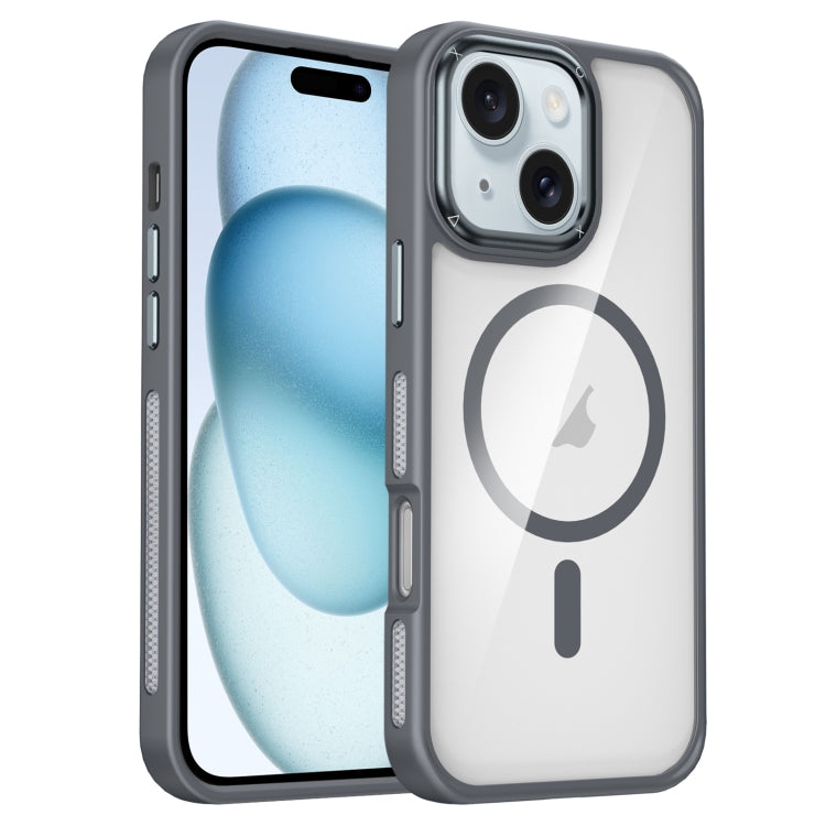 Breathable Skin Feel Transparent MagSafe Magnetic Phone Case, For iPhone 15 Plus / 14 Plus, For iPhone 14 / 13, For iPhone 14 Pro, For iPhone 14 Pro Max