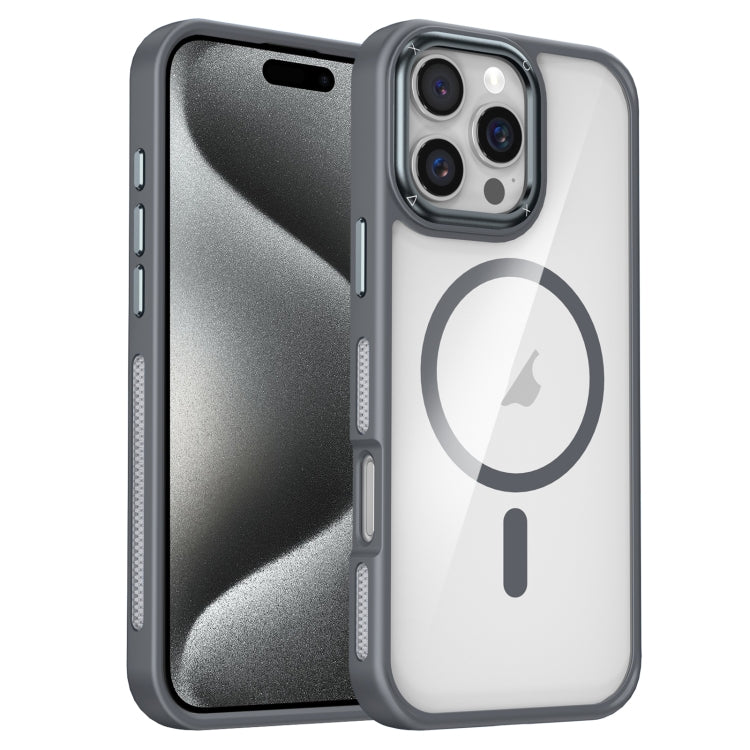Breathable Skin Feel Transparent MagSafe Magnetic Phone Case, For iPhone 16 Pro Max, For iPhone 16 Pro, For iPhone 15 Pro Max, For iPhone 15 Pro
