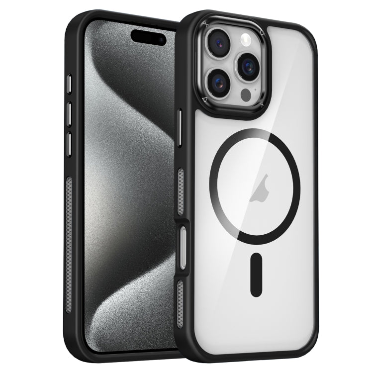 Breathable Skin Feel Transparent MagSafe Magnetic Phone Case, For iPhone 16 Pro Max, For iPhone 16 Pro, For iPhone 15 Pro Max, For iPhone 15 Pro