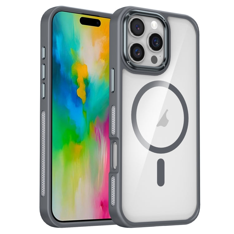 Breathable Skin Feel Transparent MagSafe Magnetic Phone Case, For iPhone 16 Pro Max, For iPhone 16 Pro, For iPhone 15 Pro Max, For iPhone 15 Pro