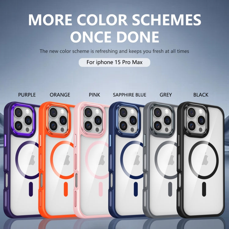 Breathable Skin Feel Transparent MagSafe Magnetic Phone Case, For iPhone 16 Pro Max, For iPhone 16 Pro, For iPhone 15 Pro Max, For iPhone 15 Pro