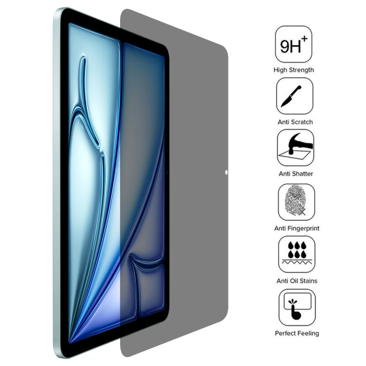 25pcs 0.33mm 9H 2.5D Privacy Anti-glare Explosion-proof Tempered Glass Film, For iPad Air 13 2026 / 2025 / 2024, For iPad Air 11 2026 / 2025 / 2024, For iPad Pro 13 2025 / 2024, For iPad Pro 11 2025 / 2024, For iPad 2025 / 2022                         ...