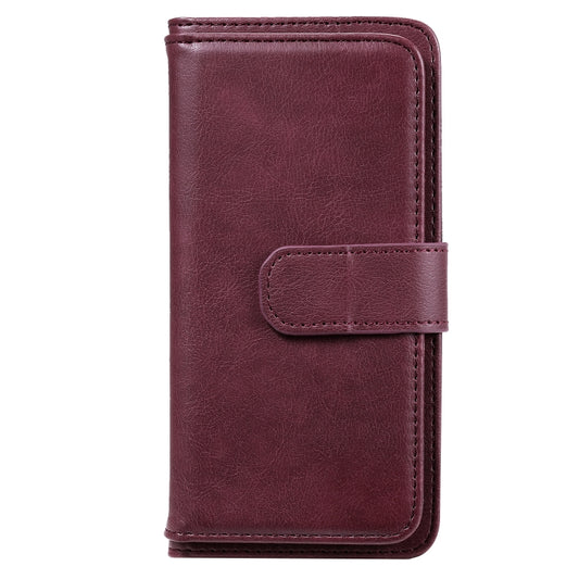 Galaxy A01 flip case featuring 10 card slots, photo frame function, and secure magnetic closure
