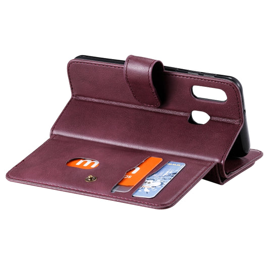 Galaxy A20e A21 multifunctional case showing interior card slots and wallet design