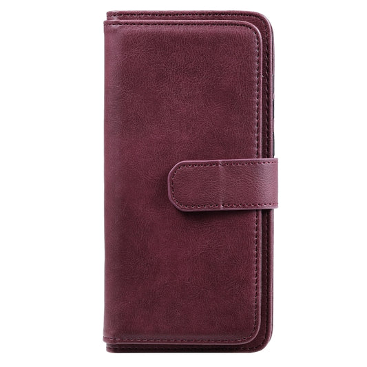 Galaxy M11 M31 flip case front view solid color leather with magnetic closure