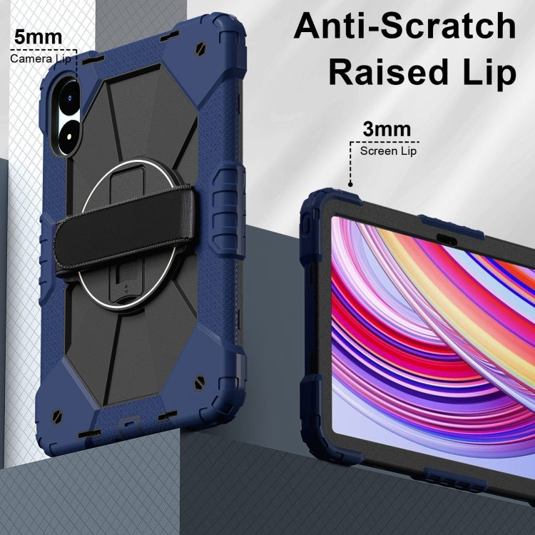 Contrast Color Robot Silicone Hybrid PC Tablet Case