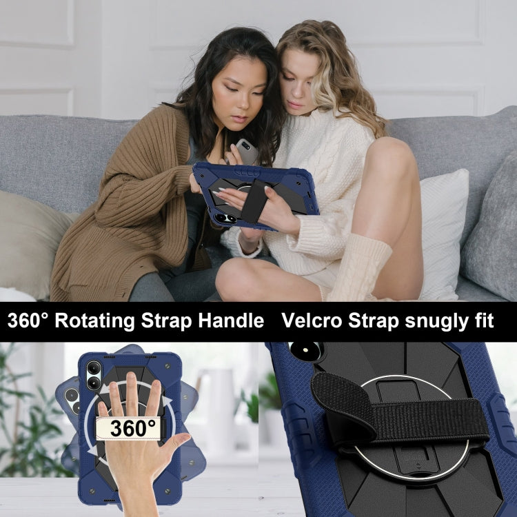 Contrast Color Robot Silicone Hybrid PC Tablet Case