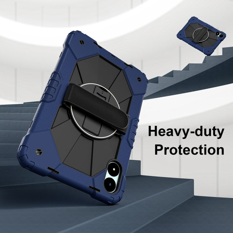 Contrast Color Robot Silicone Hybrid PC Tablet Case