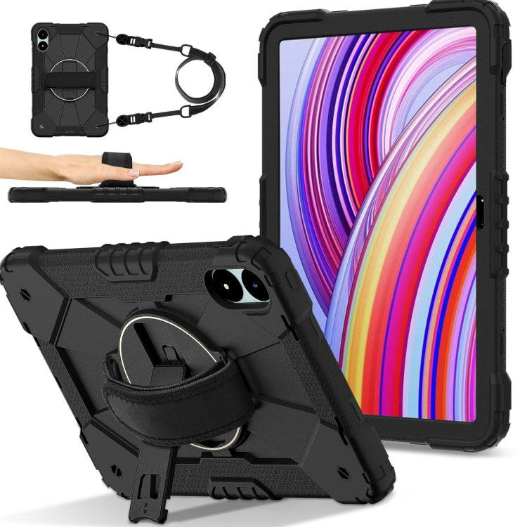 Contrast Color Robot Silicone Hybrid PC Tablet Case