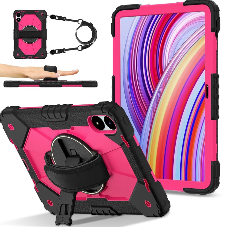Contrast Color Robot Silicone Hybrid PC Tablet Case