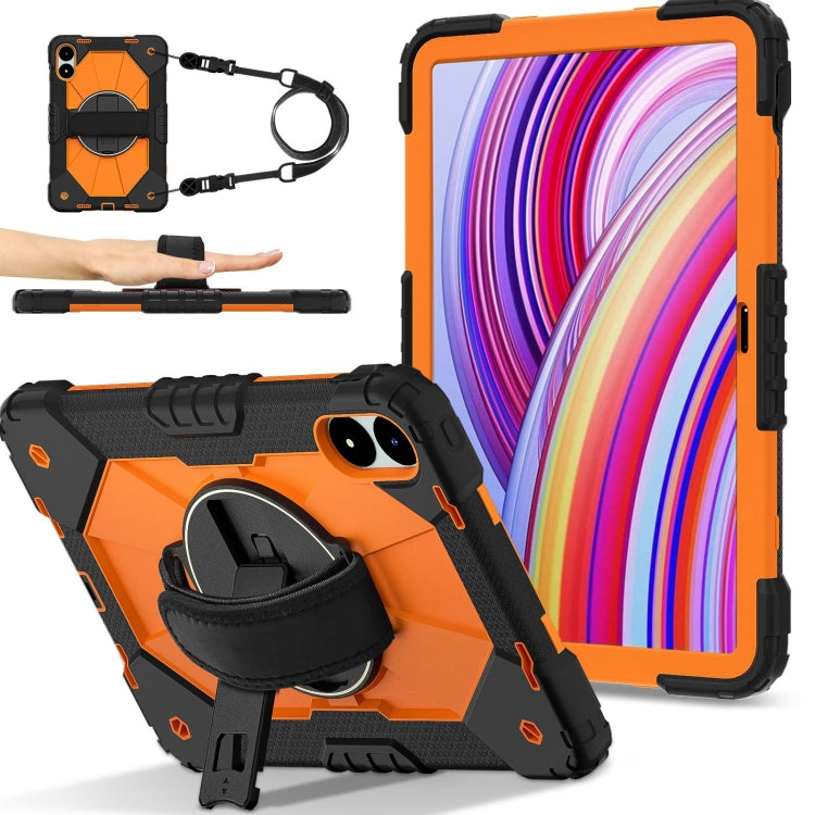Contrast Color Robot Silicone Hybrid PC Tablet Case