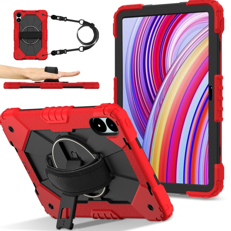 Contrast Color Robot Silicone Hybrid PC Tablet Case