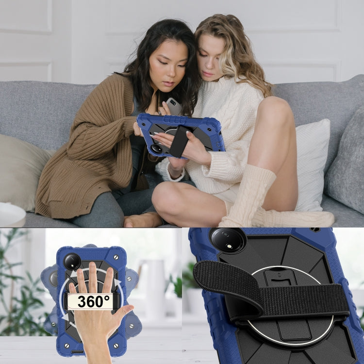 Contrast Color Robot Silicone Hybrid PC Tablet Case