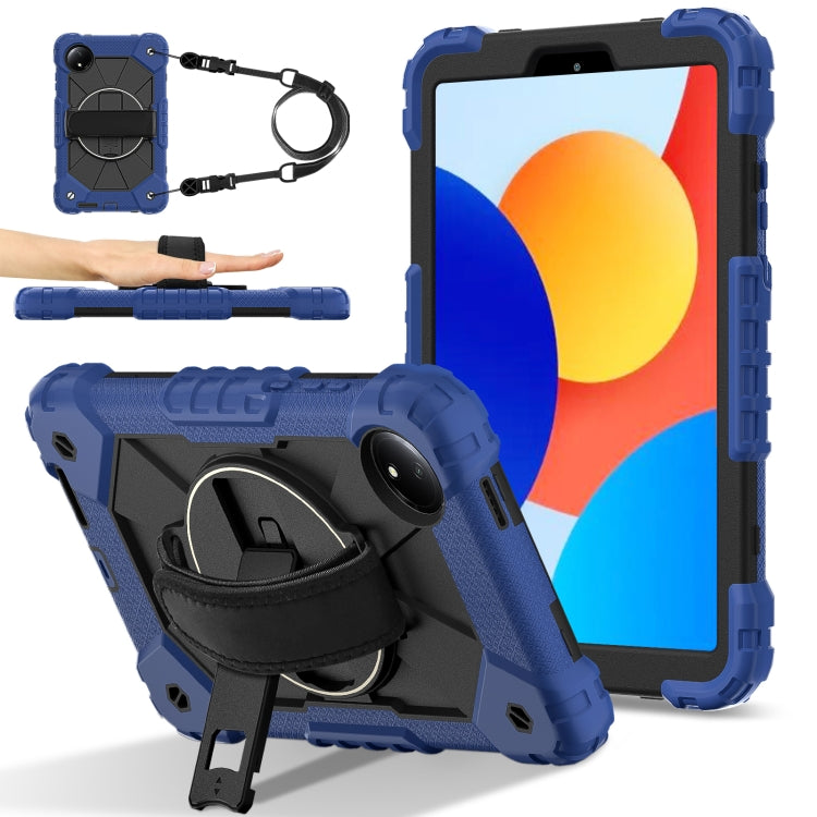 Contrast Color Robot Silicone Hybrid PC Tablet Case, For Xiaomi Poco Pad 12.1, For Xiaomi Redmi Pad SE 8.7