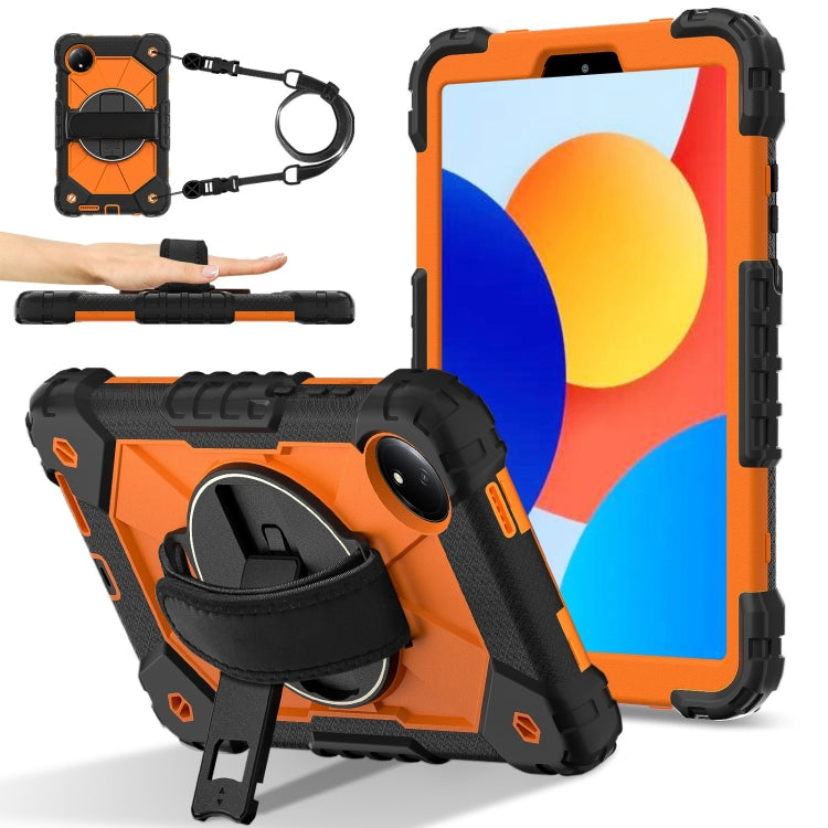 Contrast Color Robot Silicone Hybrid PC Tablet Case, For Xiaomi Redmi Pad SE 8.7