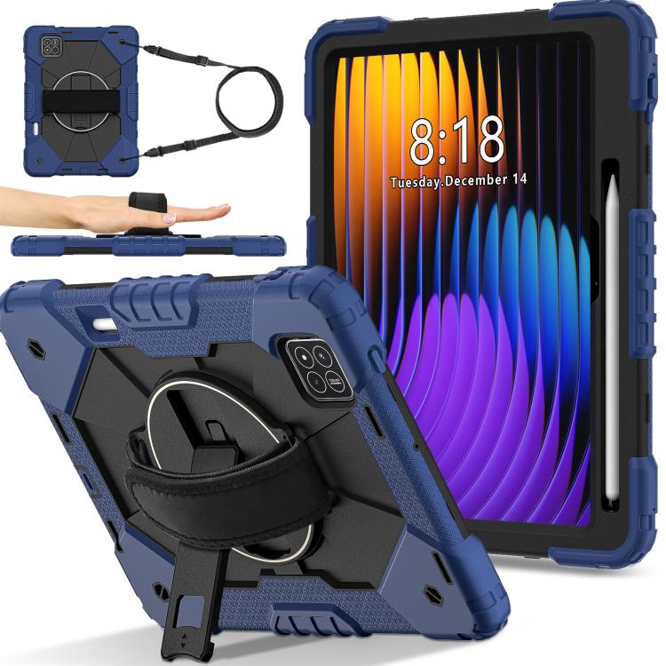 Contrast Color Robot Silicone Hybrid PC Tablet Case, For Xiaomi Pad 7 / 7 Pro 2024, For Xiaomi Redmi Pad Pro 12.1