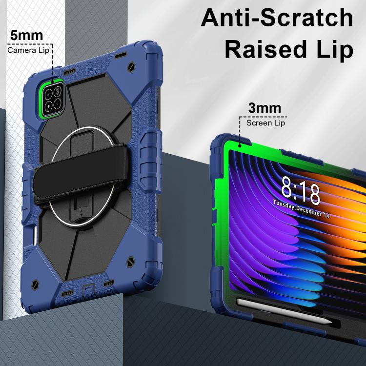 Contrast Color Robot Silicone Hybrid PC Tablet Case, For Xiaomi Pad 7 / 7 Pro 2024, For Xiaomi Redmi Pad Pro 12.1