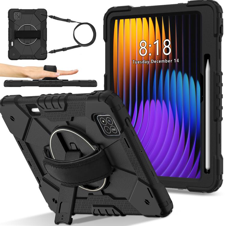 Contrast Color Robot Silicone Hybrid PC Tablet Case, For Xiaomi Pad 7 / 7 Pro 2024, For Xiaomi Redmi Pad Pro 12.1
