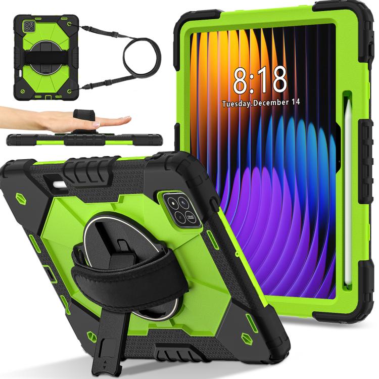 Contrast Color Robot Silicone Hybrid PC Tablet Case