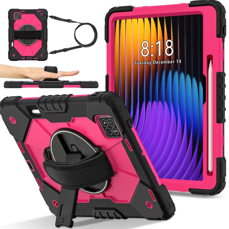Contrast Color Robot Silicone Hybrid PC Tablet Case