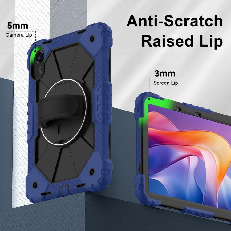 Contrast Color Robot Silicone Hybrid PC Tablet Case