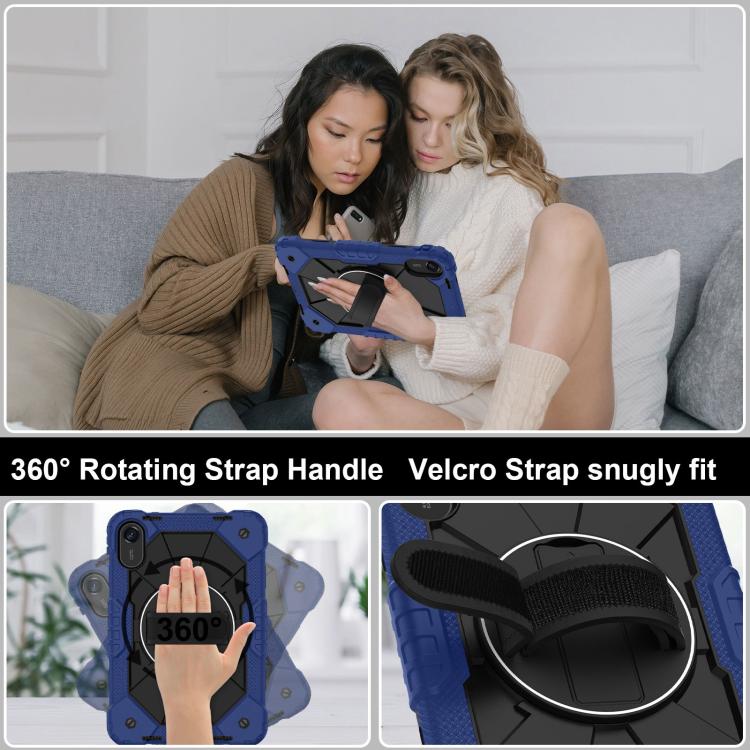 Contrast Color Robot Silicone Hybrid PC Tablet Case