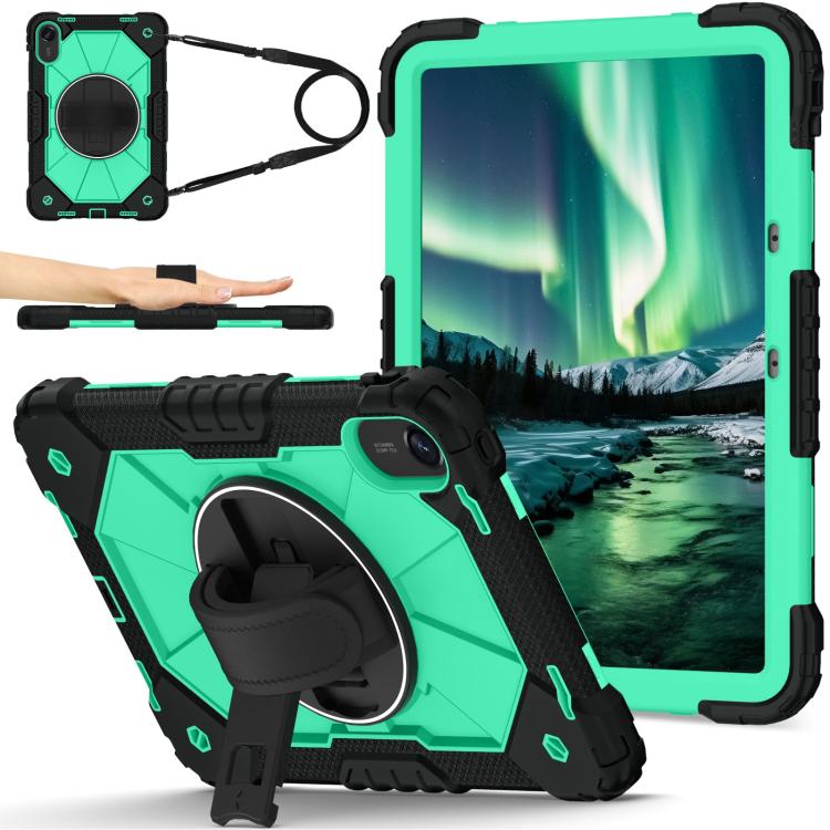 Contrast Color Robot Silicone Hybrid PC Tablet Case