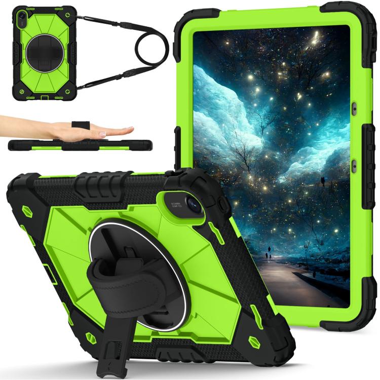Contrast Color Robot Silicone Hybrid PC Tablet Case