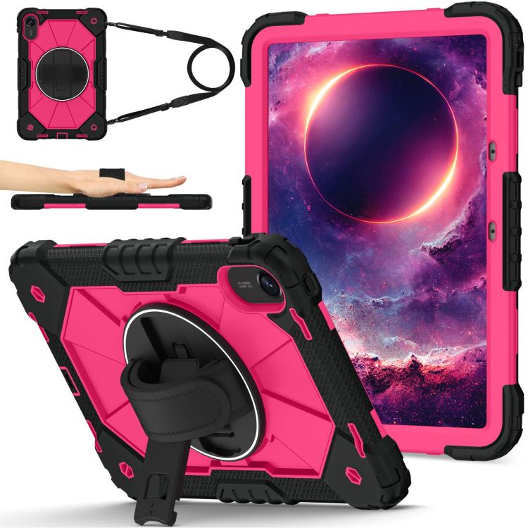 Contrast Color Robot Silicone Hybrid PC Tablet Case