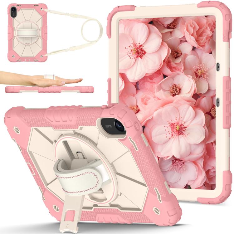 Contrast Color Robot Silicone Hybrid PC Tablet Case