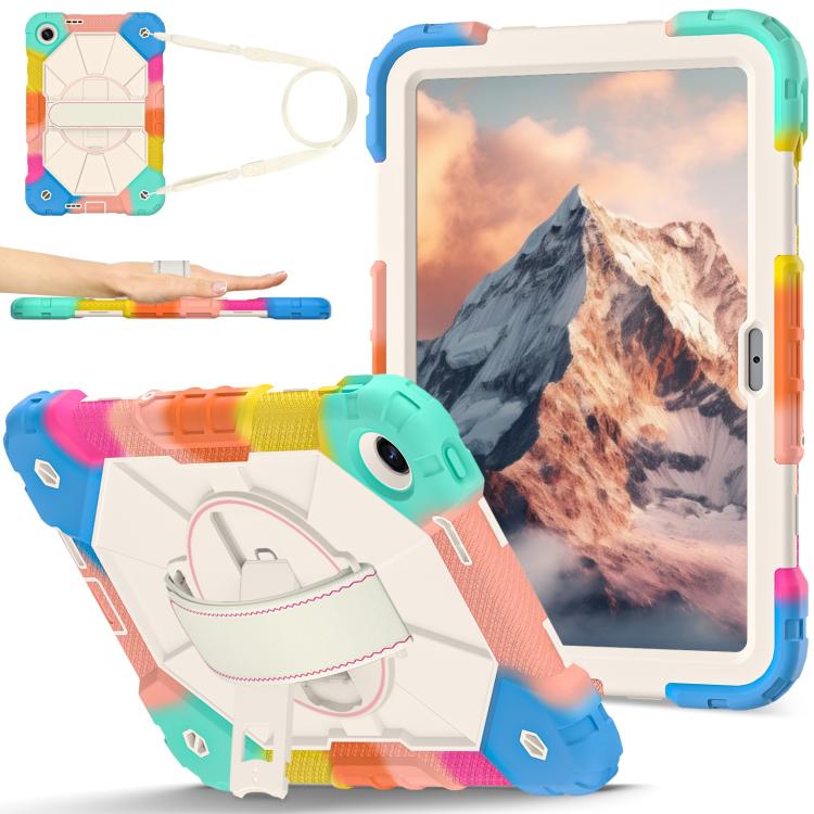 Contrast Color Robot Silicone Hybrid PC Tablet Case, For Xiaomi Redmi Pad 2 SE 9.7 2026, For Xiaomi Redmi Pad 2 11 2025