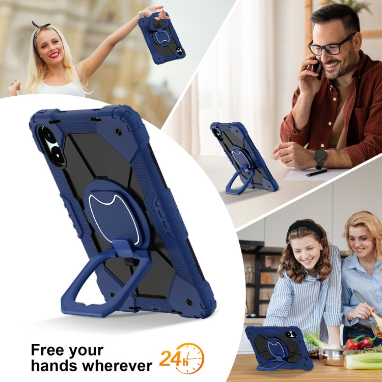 Contrast Color Robot Silicone Hybrid PC Tablet Case, For Xiaomi Redmi Pad Pro 12.1, For Xiaomi Redmi Pad SE 8.7
